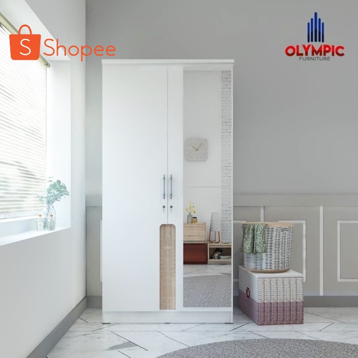 PROMO Olympic Lemari 2 Pintu / LP MERIBEL 2P