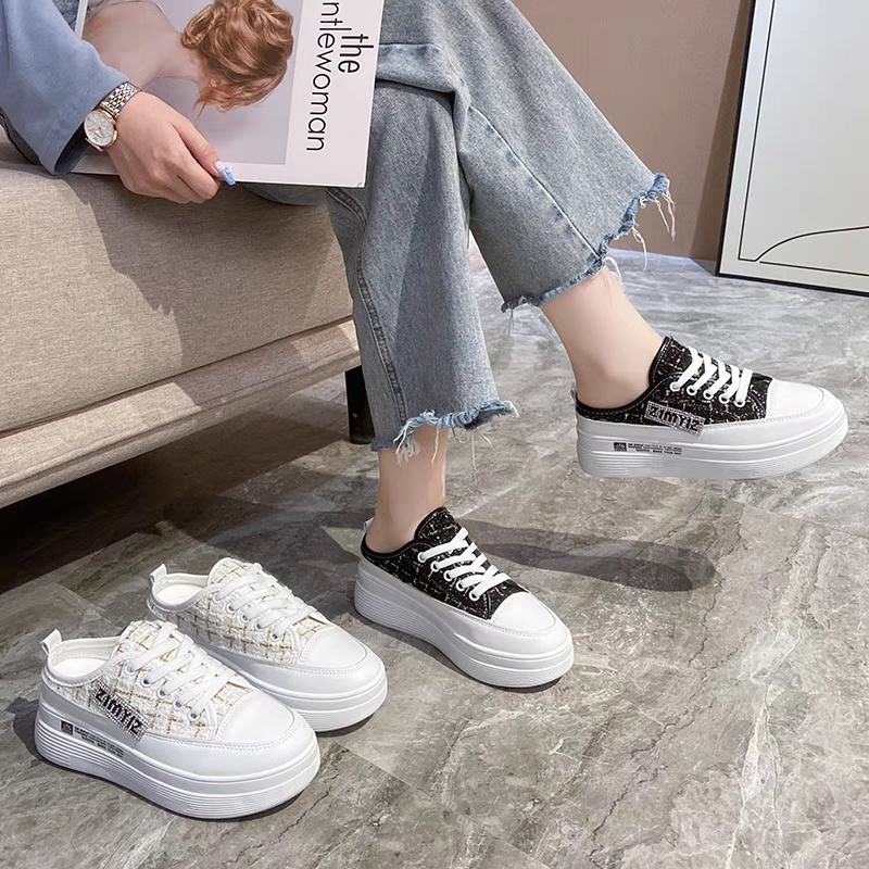 COD Sneakersdaily 378 Sepatu Sneakers Slip On Wanita Trending Elegant