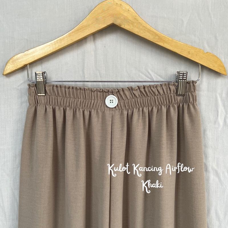 ilook | Celana Kulot Crincle Marline | Highwaist Kulot Kancing