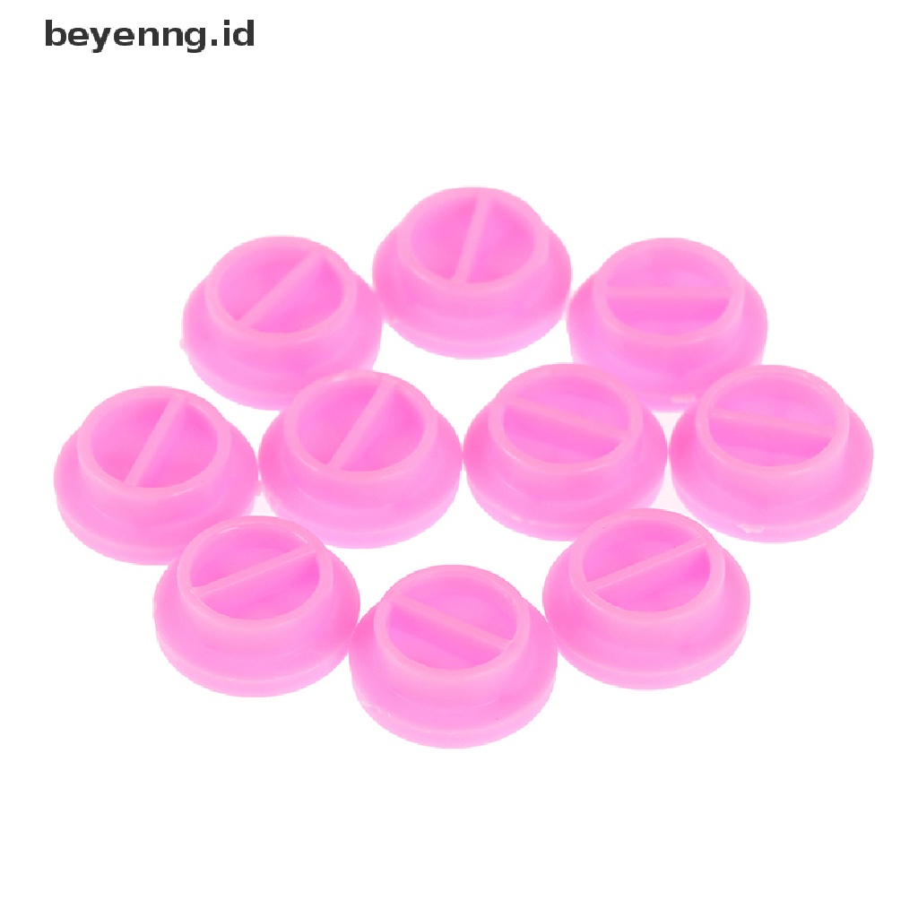 Beyen 100Pcs Adhesive Stand Eyelash Extension Glue Holder Grafg Blossom Cup Ring ID