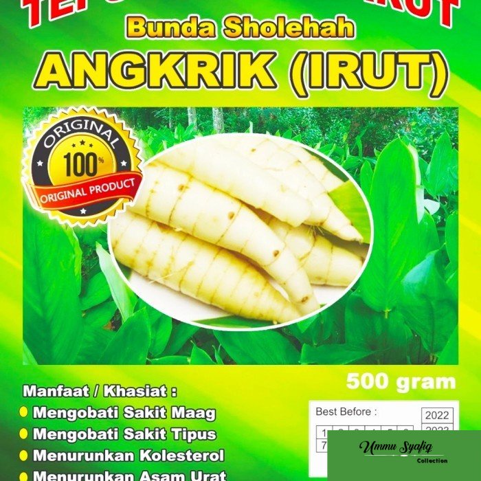 

tepung bubur irut GARUT PATI IRUT 0.5kg untuk penderita asam lambung