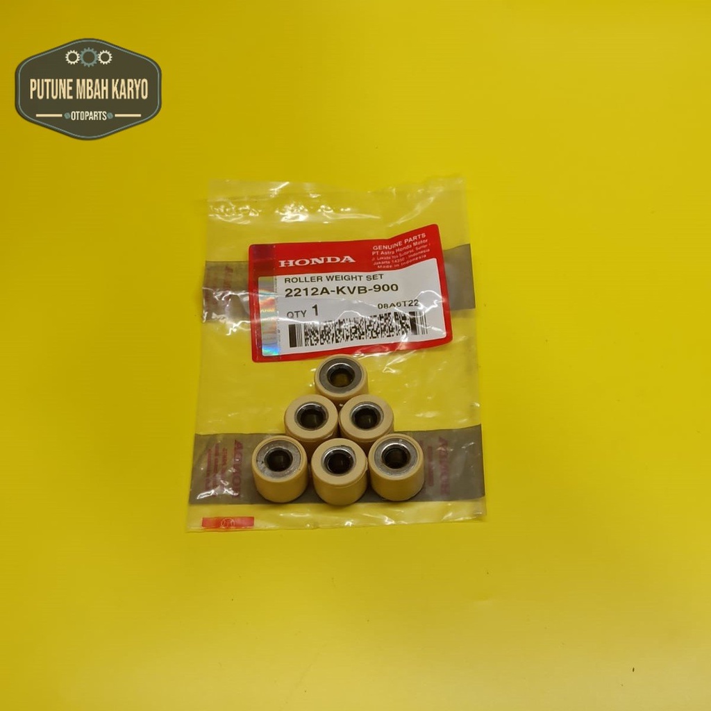 Roller Set Weight Roller Motor Beat Scoopy Spacy Vario Fi KVB