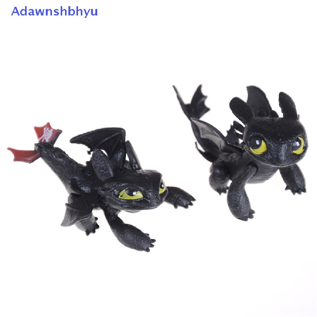 Adhyu Action Figure Night Fury Toothless PVC Dragon Anak Brinquedos Mainan Anak ID