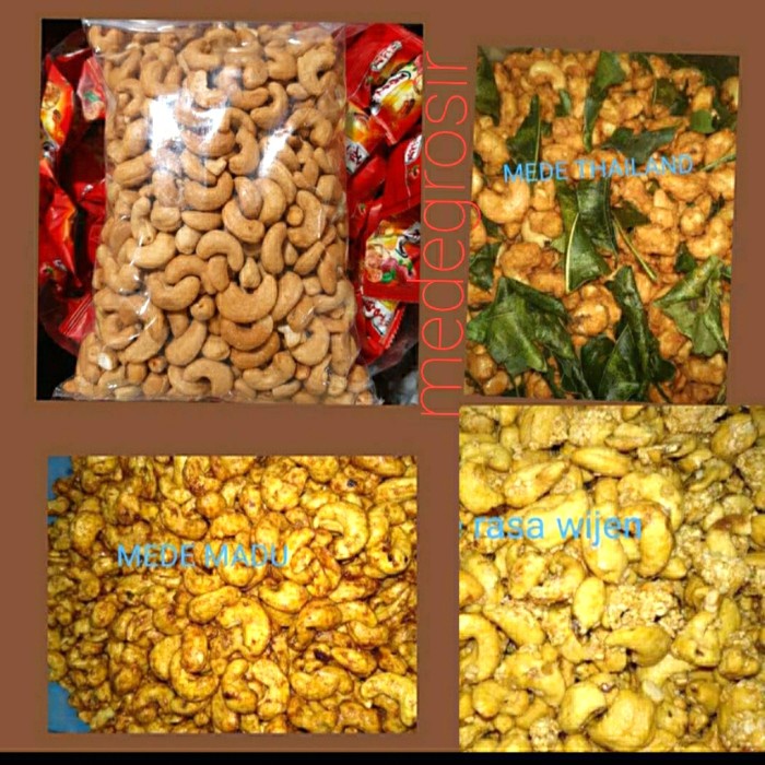 

PROMO LEBARAN 2023!! ready..!! kacang mede oven 1 kg - MEDE ORIGINAL
