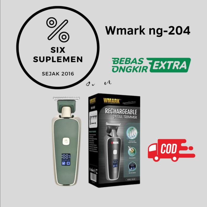 Wmark ng 204 mesin cukur penipis wmark 204 detailer trimmer