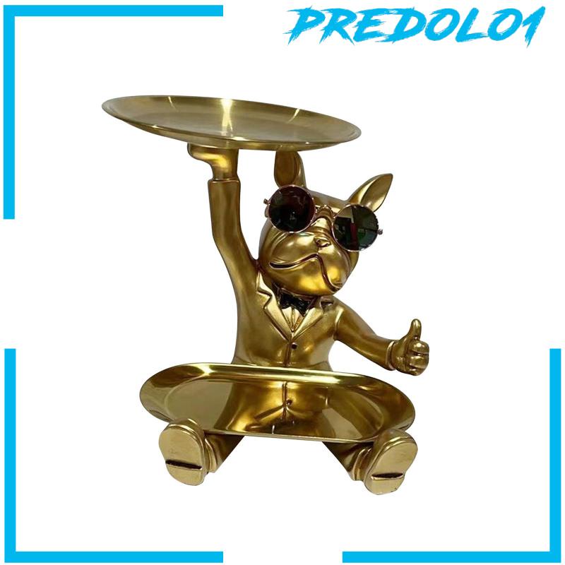 [Predolo1] Patung Nampan Penyimpanan Meja Hewan Desktop Figurine Untuk Kabinet Kamar Tidur