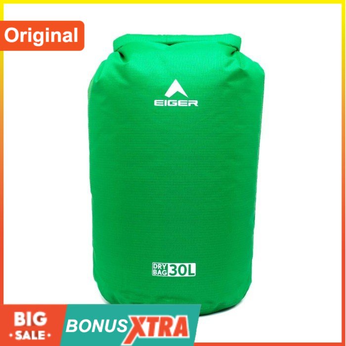 Kantong EIGER1989 DRY BAG 30L (ROUND) Green 91000 3450 Original Bandung