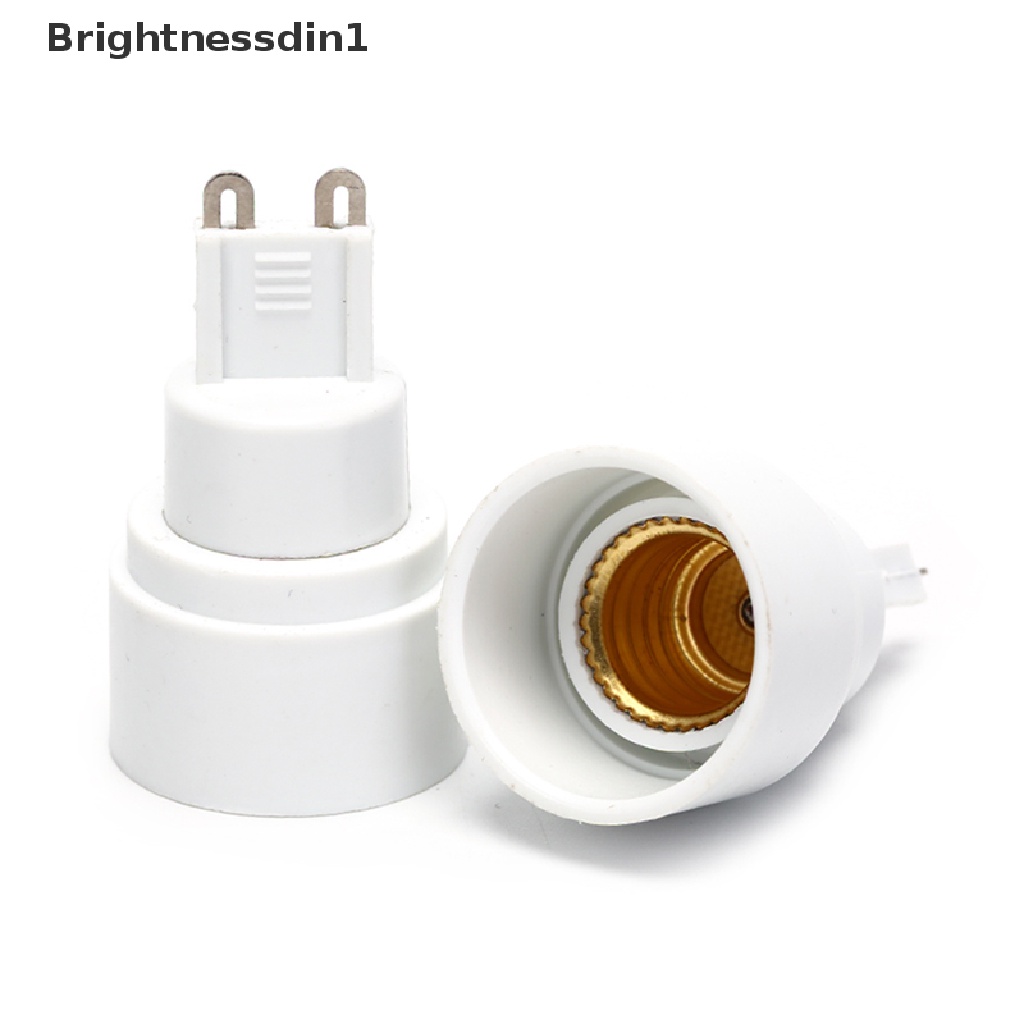 [Brightnessdin1] Adaptor G9 Ke E14 Bahan Berkualitas Tinggi Tahan Api socket adapter Lampu LED Bohlam Jagung Butik