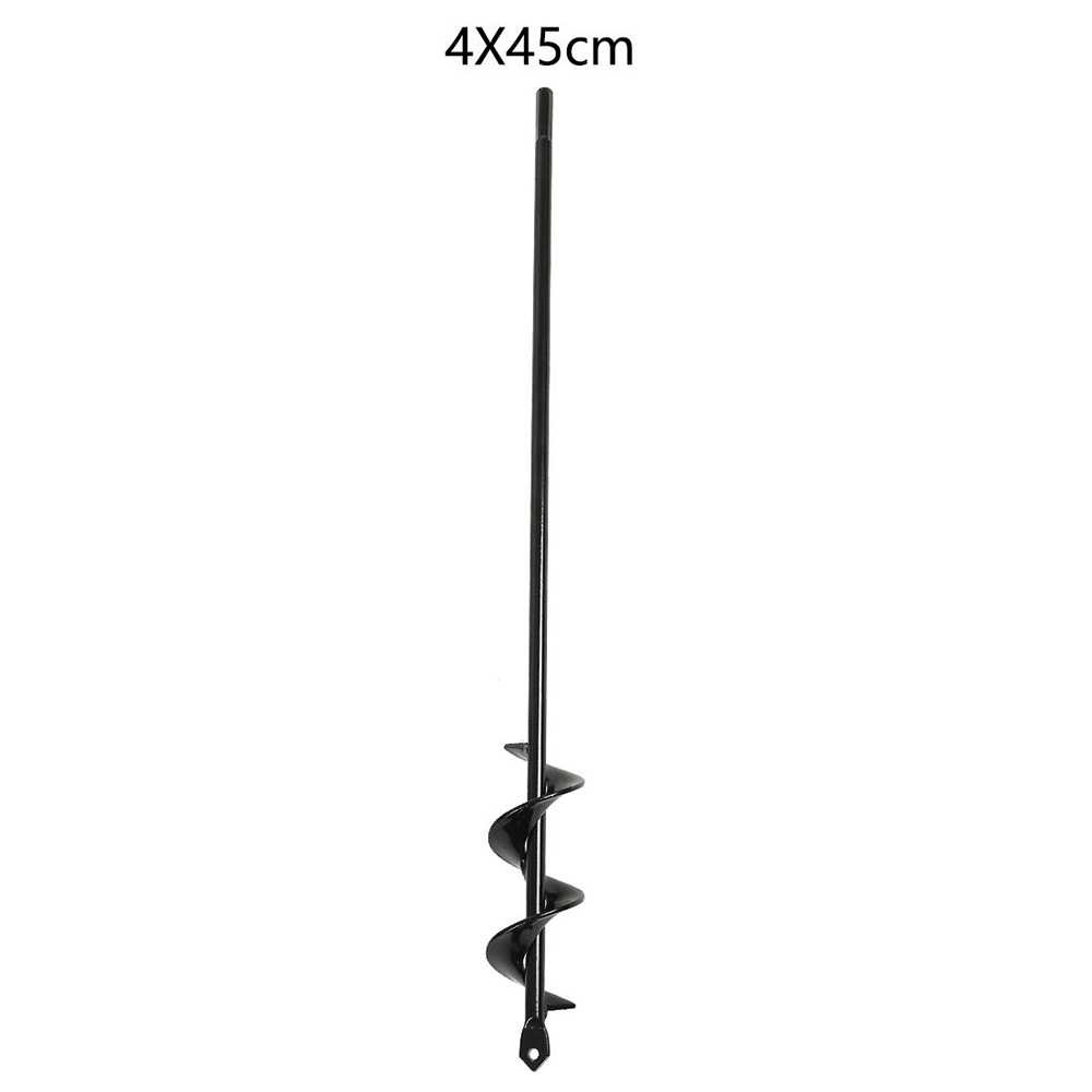 (BISA COD) FTIHSHP MPT Mata Bor Penggali Tanah Auger Spiral Drill Head 4x45cm - FG07