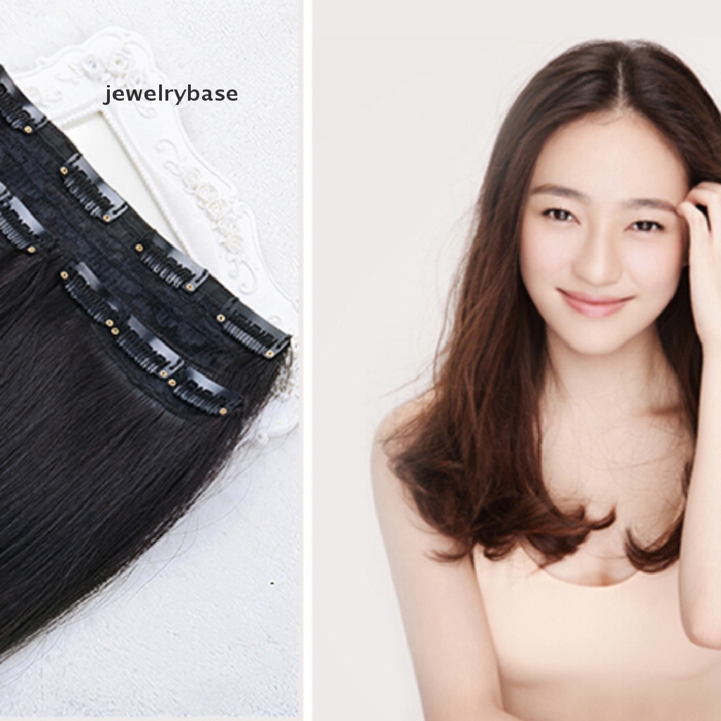 [jewelrybase] 50pcs 28mm Hitam Bentuk U Snap Metal Klip Untuk Ekstensi Rambut Pakan Clip-on Wig Butik