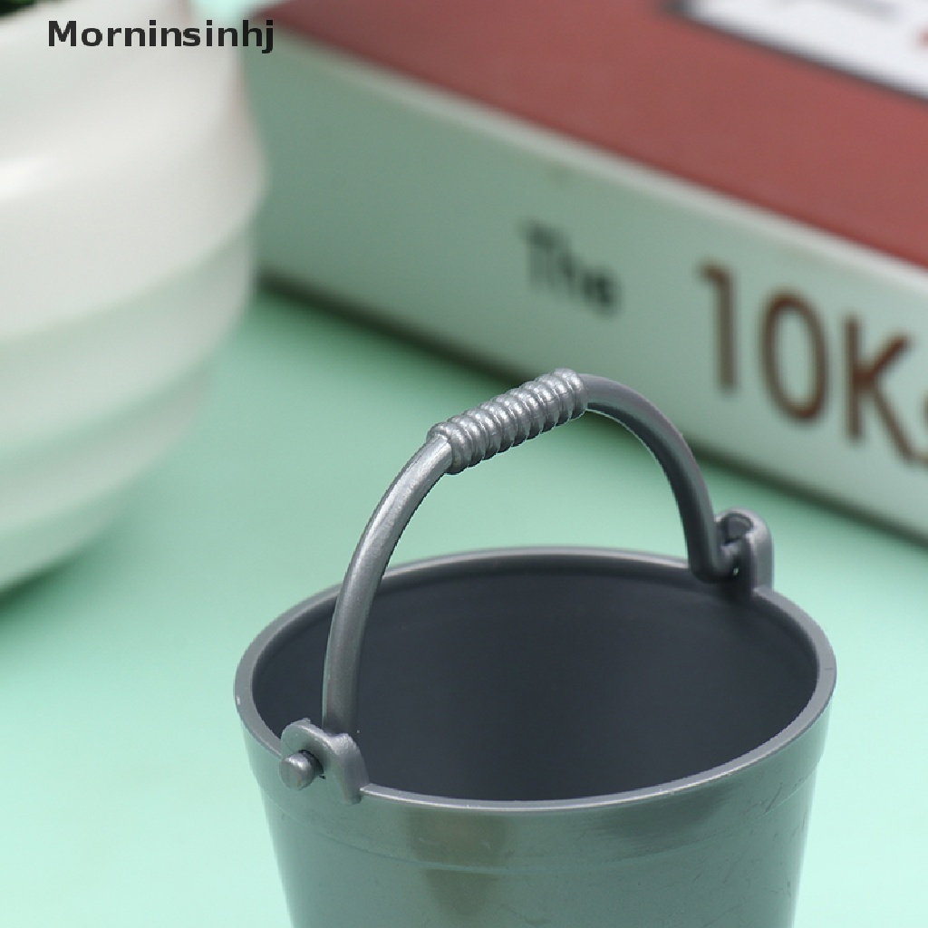 Mornin 2Pcs 1: 12 Bucket Lucu Mini Dekorasi Miniatur Mainan Aksesoris Kamar Dapur id