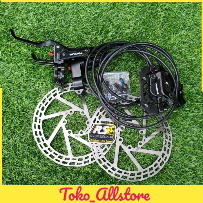 Promo Paket Rem Discbrake Radius Hydrolic hidrolik hidrolis