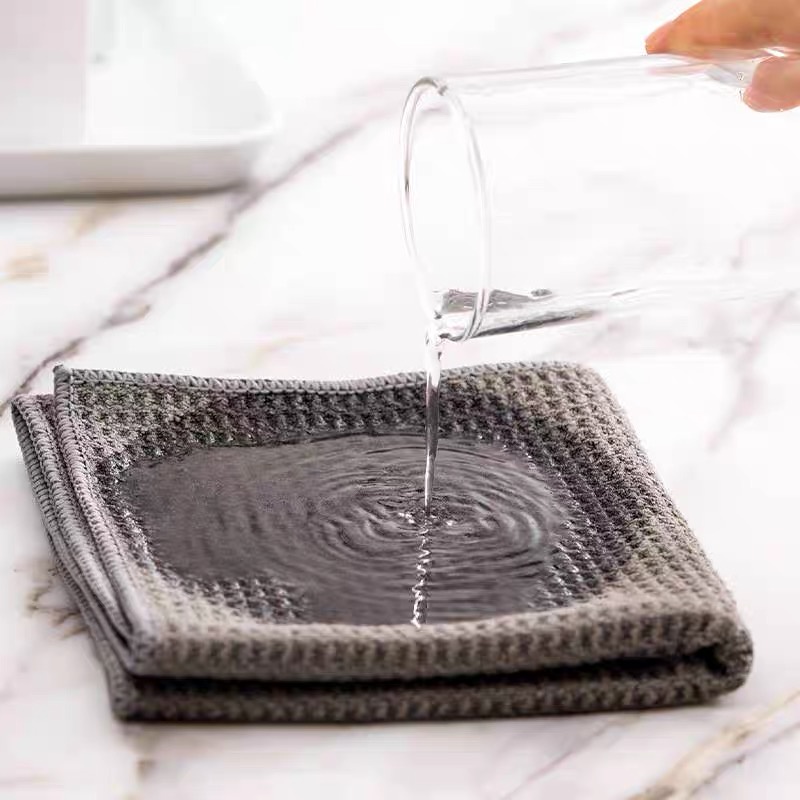 Kain Lap Dapur Anti Minyak Honeycomb Kitchen Towel Serbet Pengering Piring Gelas Daya Serap Tinggi