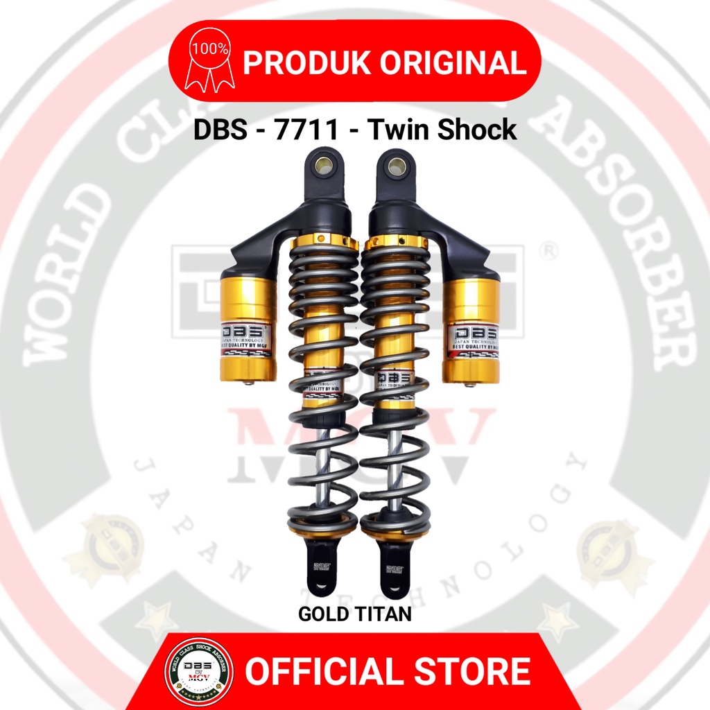 [ BISA COD ] Shock Tabung DBS 7711 NEW G PLUS GOG YAMAHA NMAX 155 XMAX 250