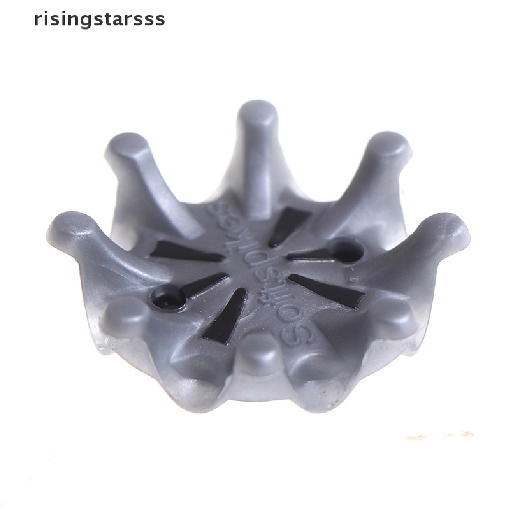 Rsid Span-new 14x Silver Sepatu Golf Paku Cepat Twist Studs Cleats Softspikes Untuk Footjoy Jelly