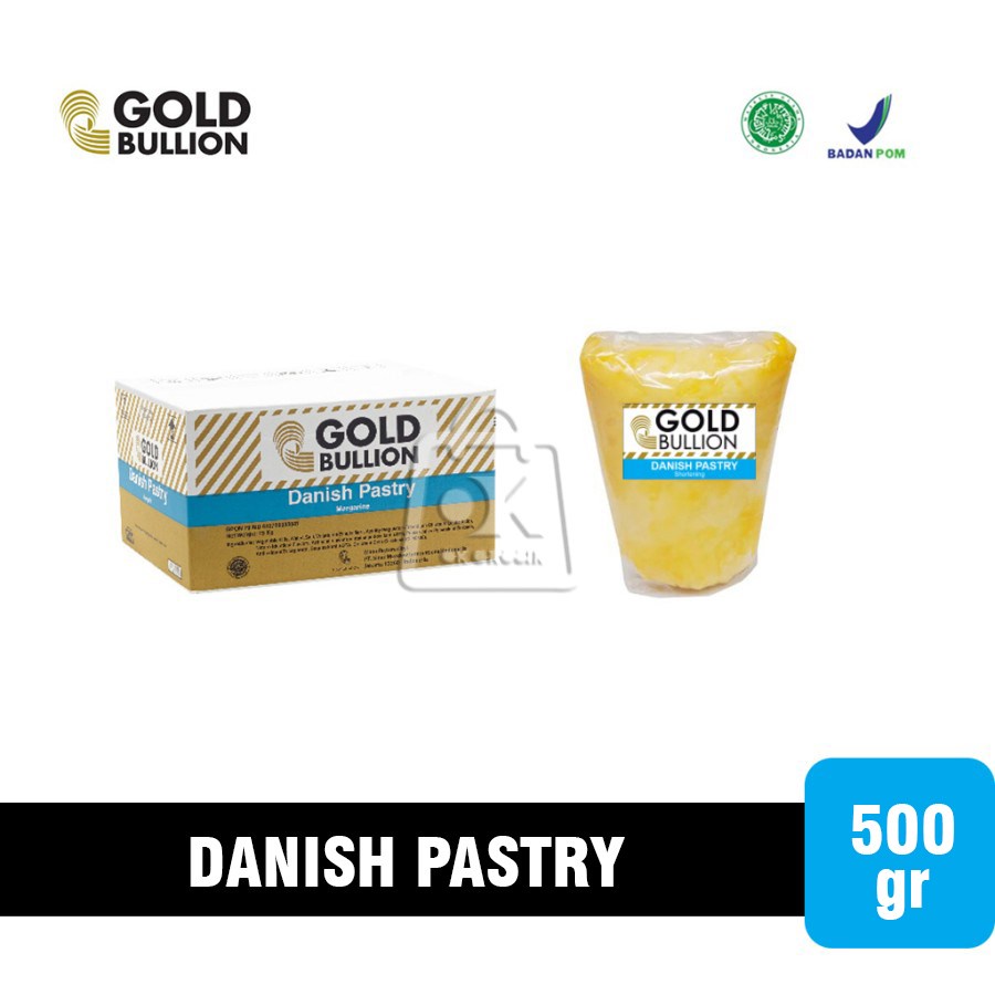 

Gold Bullion Danish Pastry Margarin / Danish Pastry (500gr)