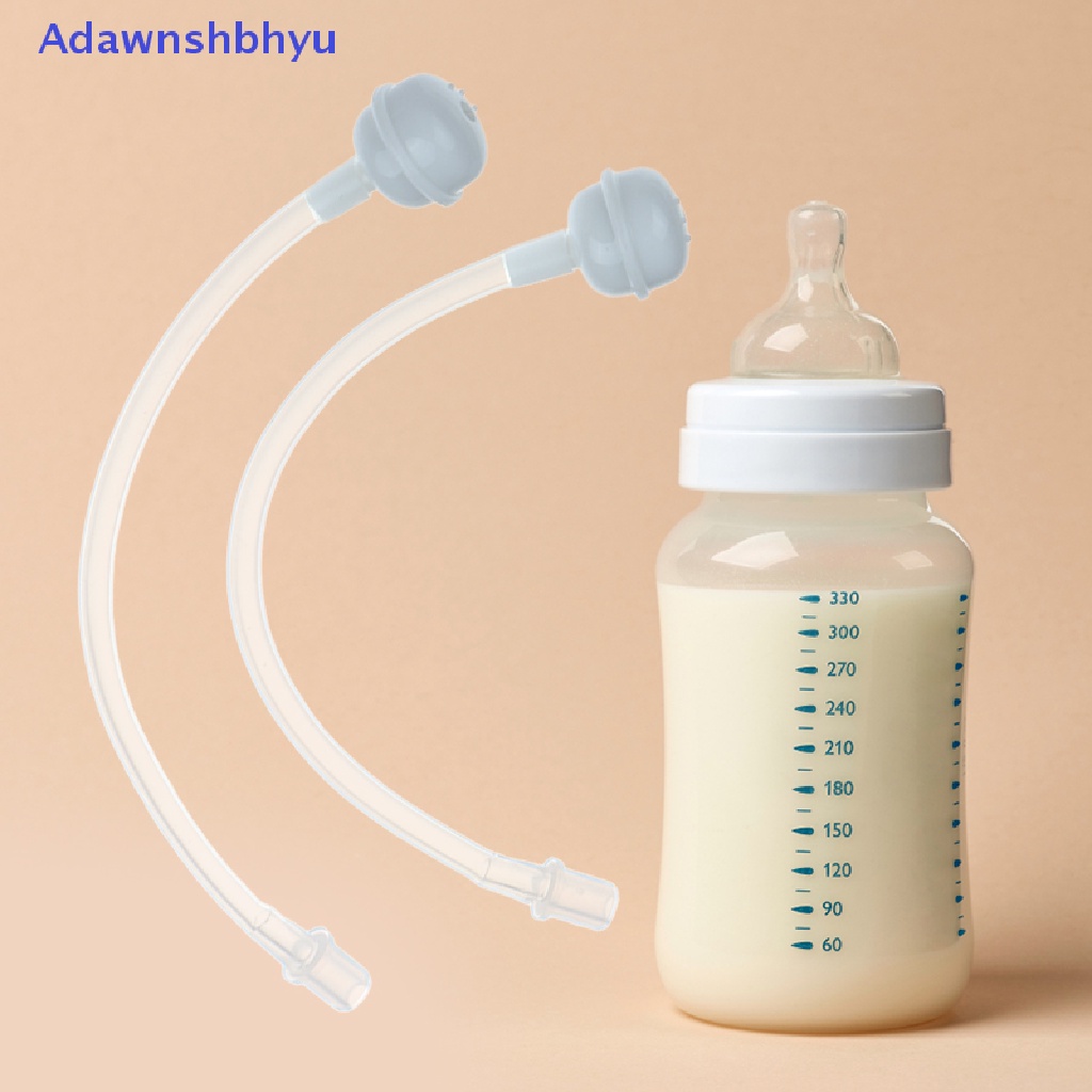 Adhyu 2PCS Botol Anak Sedotan Cair Silikon Makan Sippy Drink Cup Aksesori ID