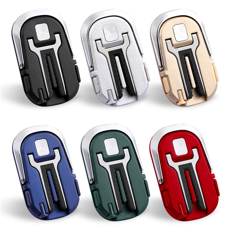 [AYBX] Ventilasi Udara Dudukan Ponsel Mobil 2in1 Portable Phone Holder Stand Finger Ring Bracket Foldable Hold