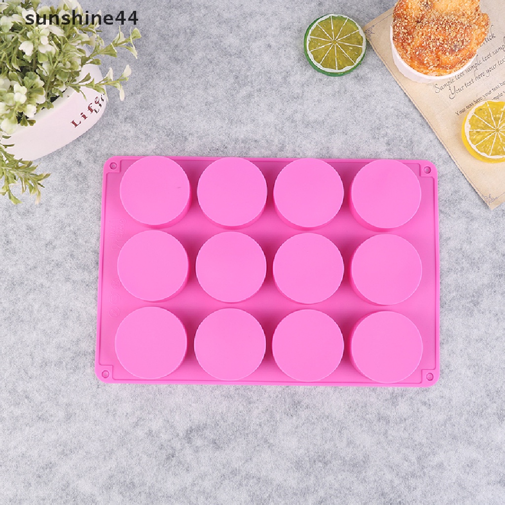 Sunshine 1Pc 12lubang Cetakan Silikon Permen Cetakan Coklat DIY Kue Decorag Tool ID