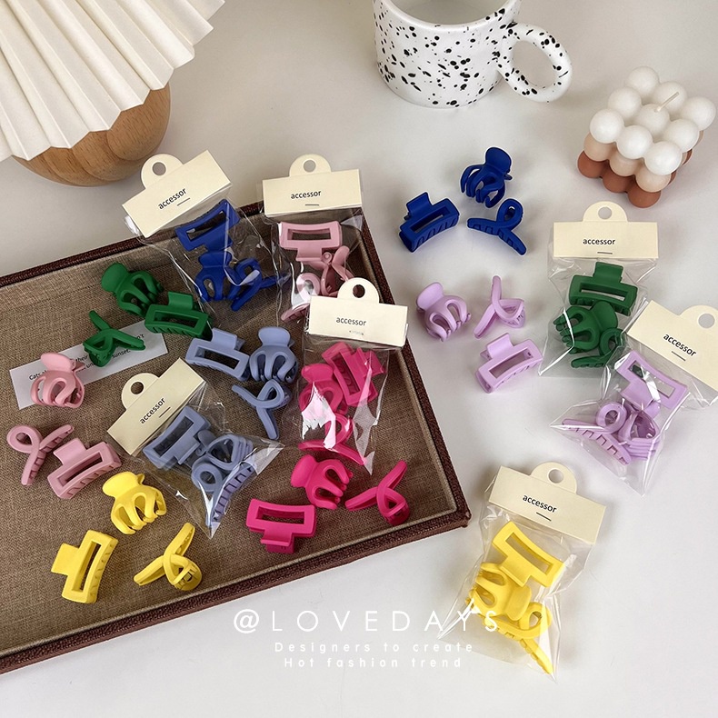 3PCS/ SET JEPIT WARNA MACARON HERCULES RECTANGLE SHARK PERSEGI KOTAK MINI KECIL POLOS DOFF MATTE COLOR WARNA CUTE LUCU HAIRCULES JEPITAN SMALL RAMBUT KOREA KOREAN HAIR AKSESORIS JEDAI HAIR CLAW TREND HITS