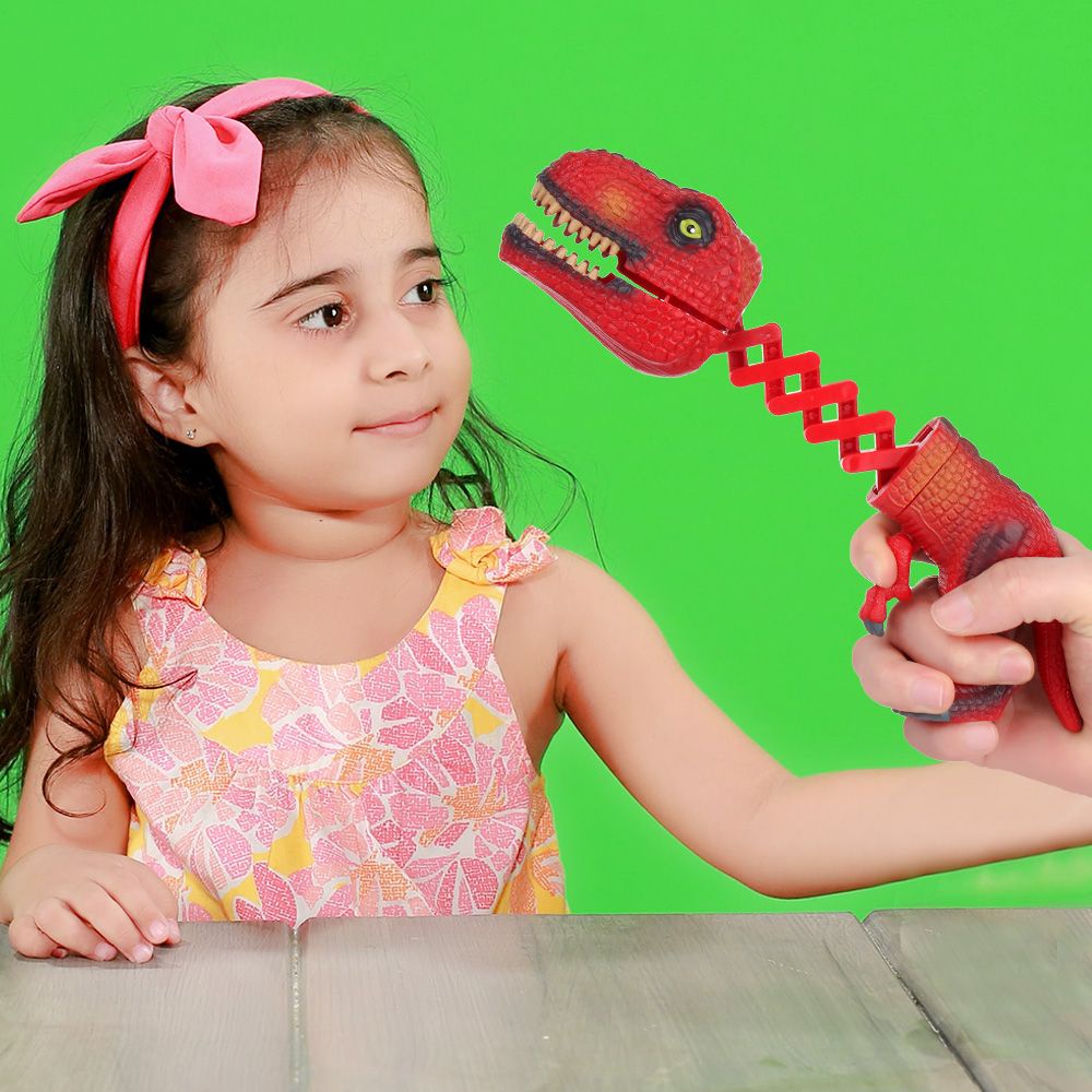 Novelty Dinosaurus Hiu Grabber Mainan Dinosaur Bite Game Teleskopik Klip Kreatif Pick Up Cakar Orang Tua-Anak Mainan Interaktif Untuk Anak Dewasa