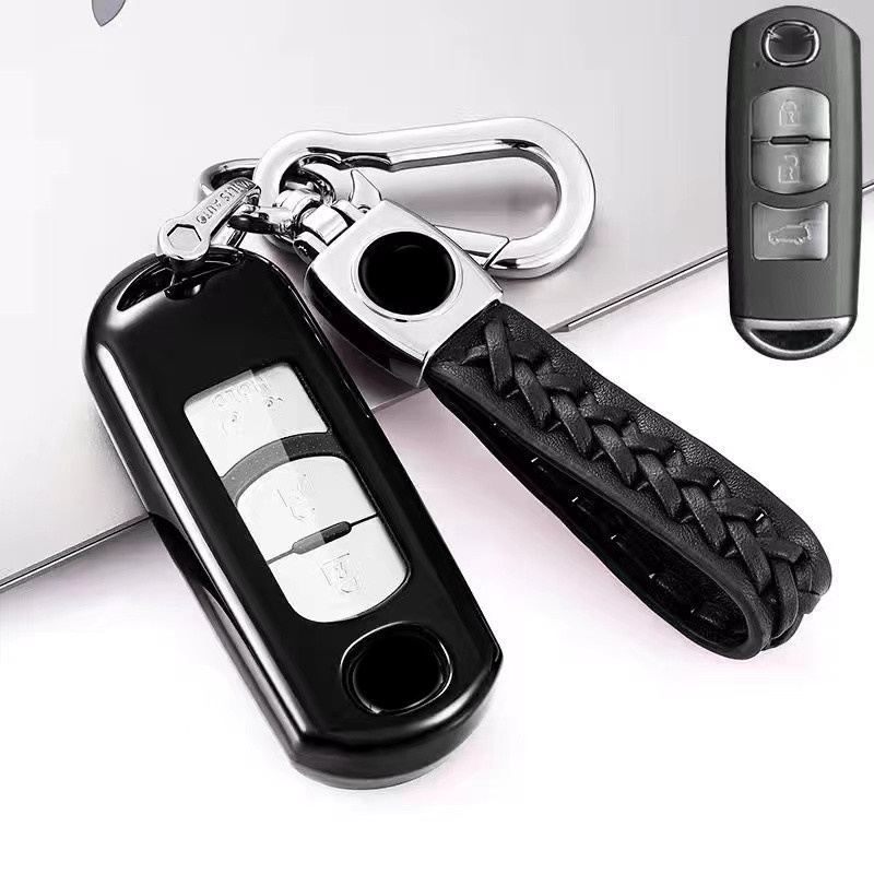 MAZDA Untuk Mazda2 3 CX-3 CX-5 CX-7 CX-9 CX5 CX7 CX9 CX3 TPU Remote Key Holder/Key Case