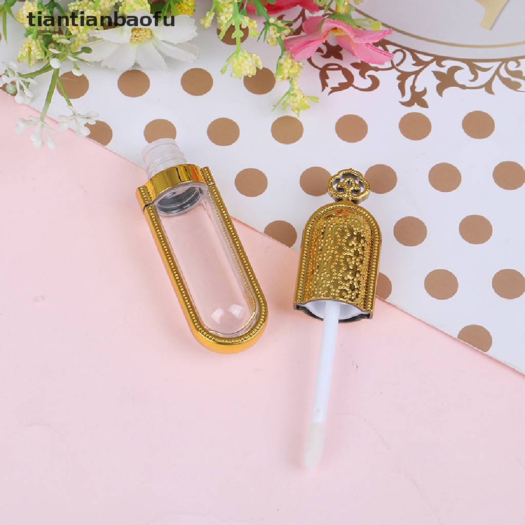 [tiantianbaofu] Pretty lip gloss tube lip balm bottle container refillable empty lip gloss tube Boutique