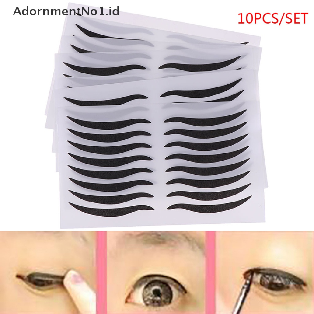 [AdornmentNo1] 1pcs/bag Stiker Eyeliner Gaya Sexy Pita Mata Kecantikan Stiker Alat Makeup [ID]