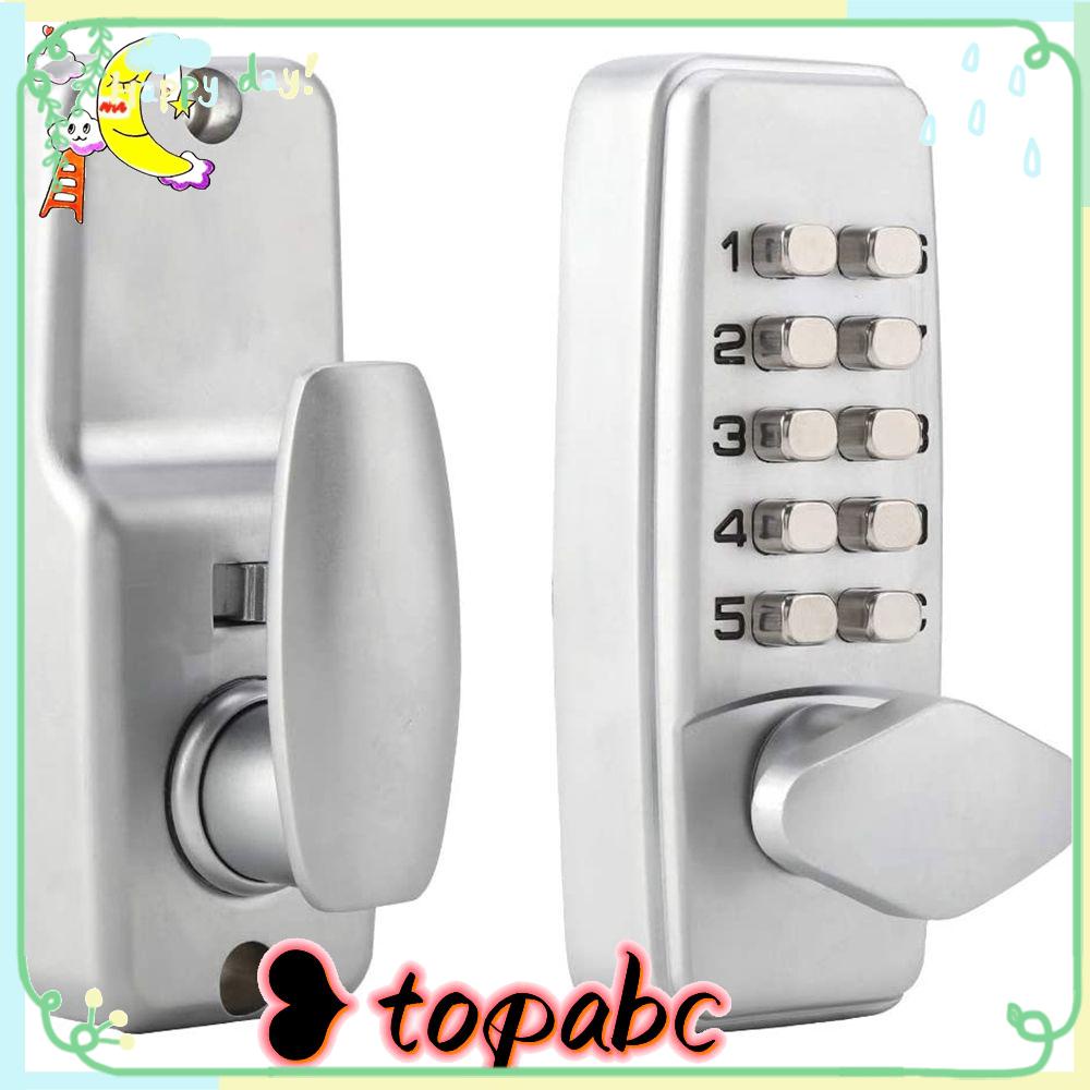 Top Kunci Kode Mekanik Digital Zinc Alloy Keyless Push Button Door Lock