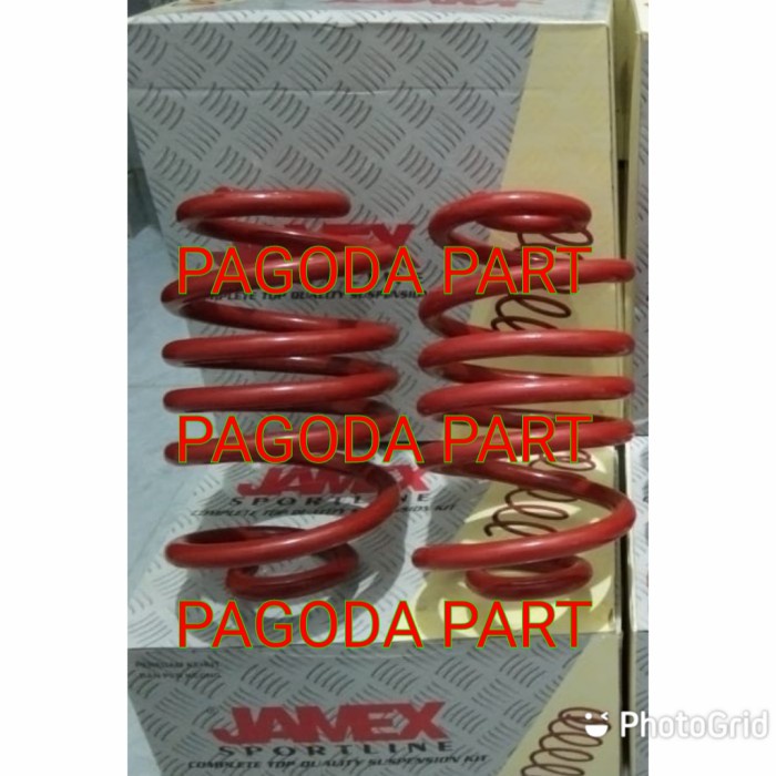 Per Keong CEPER LOWERING SPRING JAMEX RUSH /TERIOS LAMA 06-17 BELAKANG