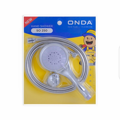 Hand Shower set ONDA SO 250 1/2&quot; 1.5m Flexible Hose Sower Mandi