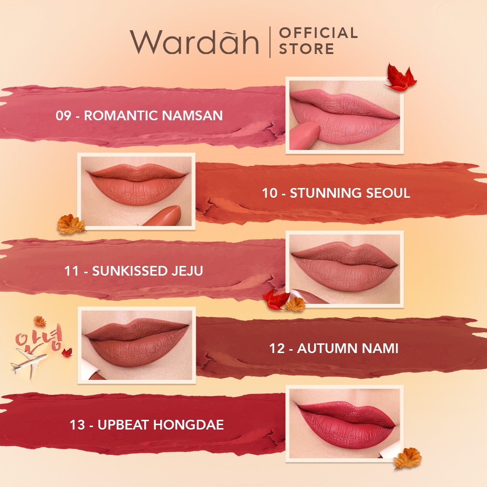 WARDAH Colorfit Ultralight Matte Lipstick 3.6g | lipstik mate wardah