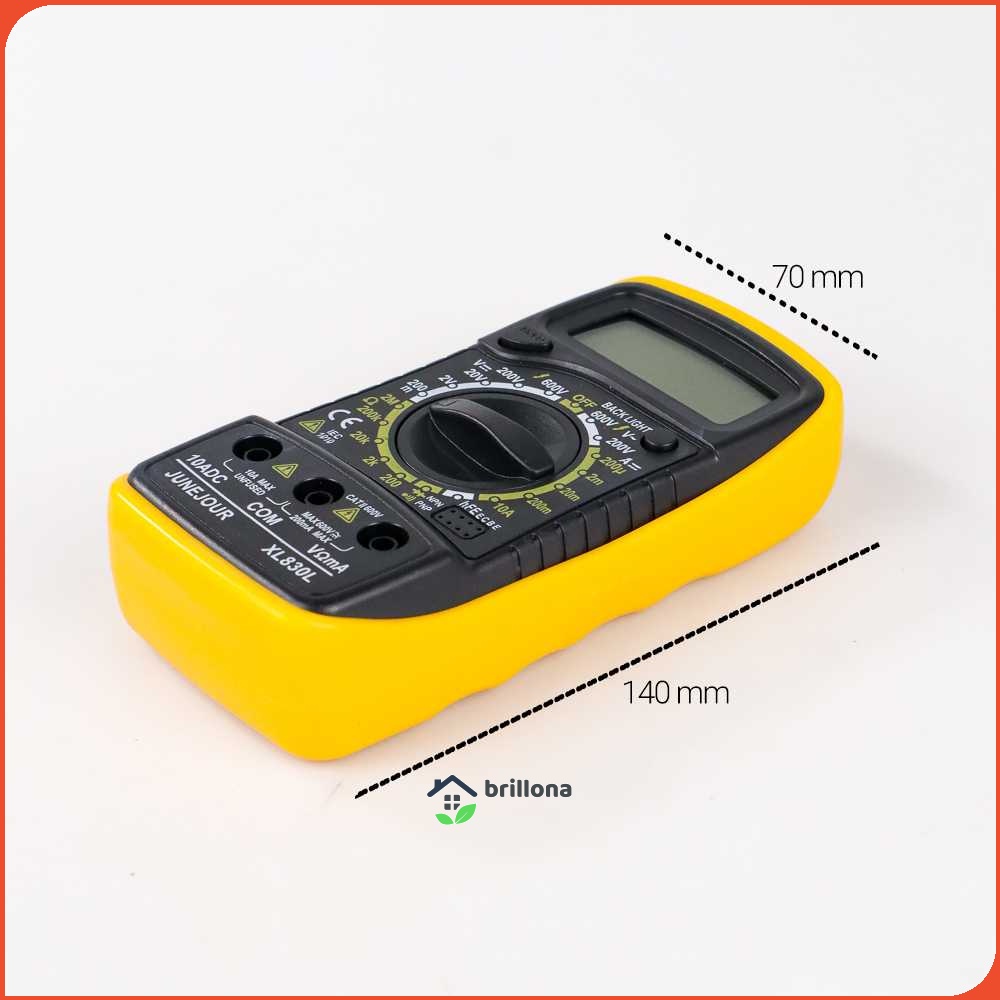 Junejour Mini Digital Multimeter AC/DC Voltage Tester - XL830L