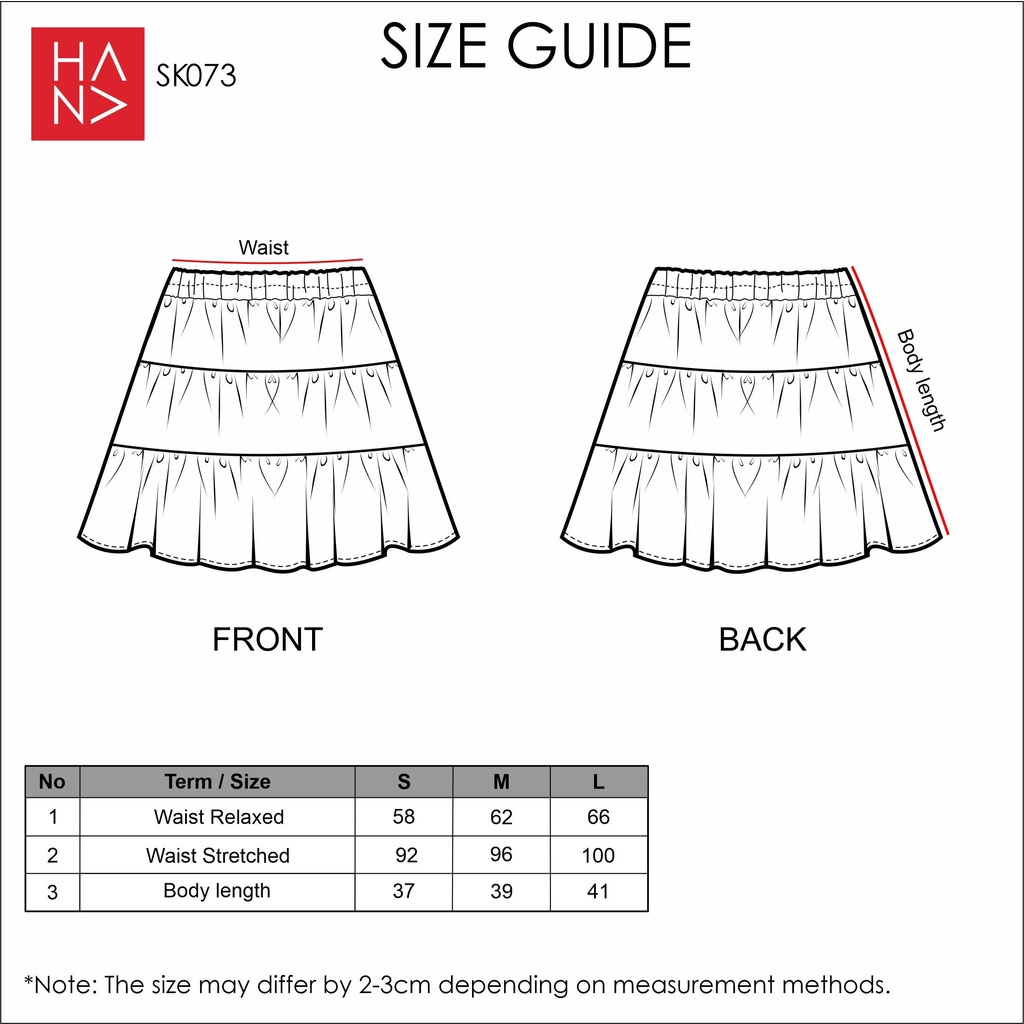 Hana Fashion - Aulia Mini Skirt / Rok Mini Wanita - SK073