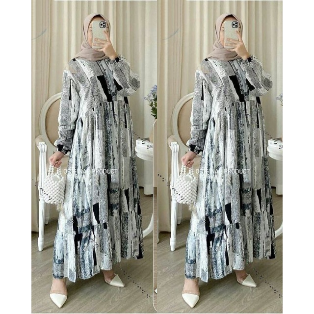 GAMIS RAYON VISCOSE PREMIUM MURAH JAHIT HALUS