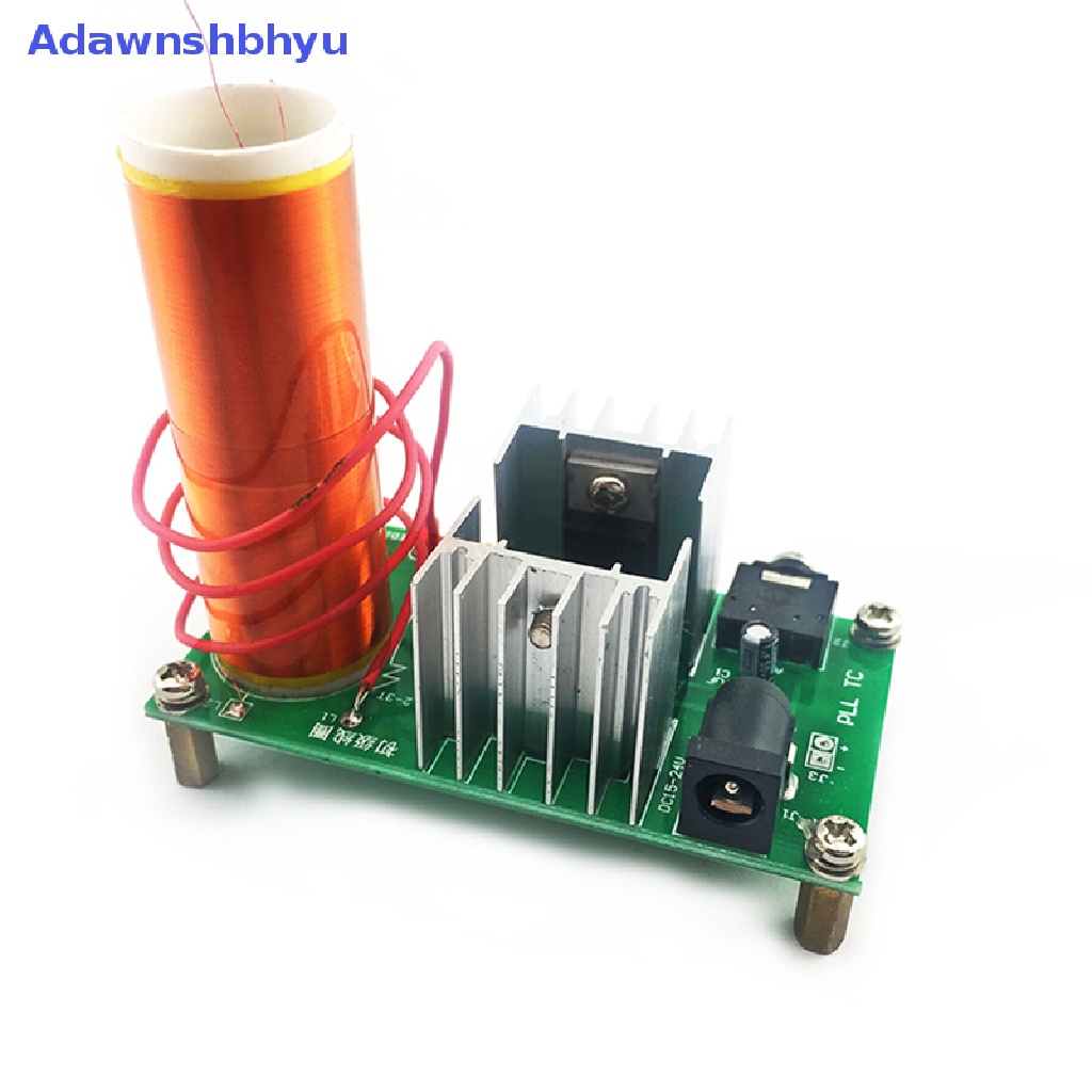 Adhyu DIY Kit Mini Tesla Coil Plasma Speaker Set Proyek Musik Lapangan Elektronik Part ID