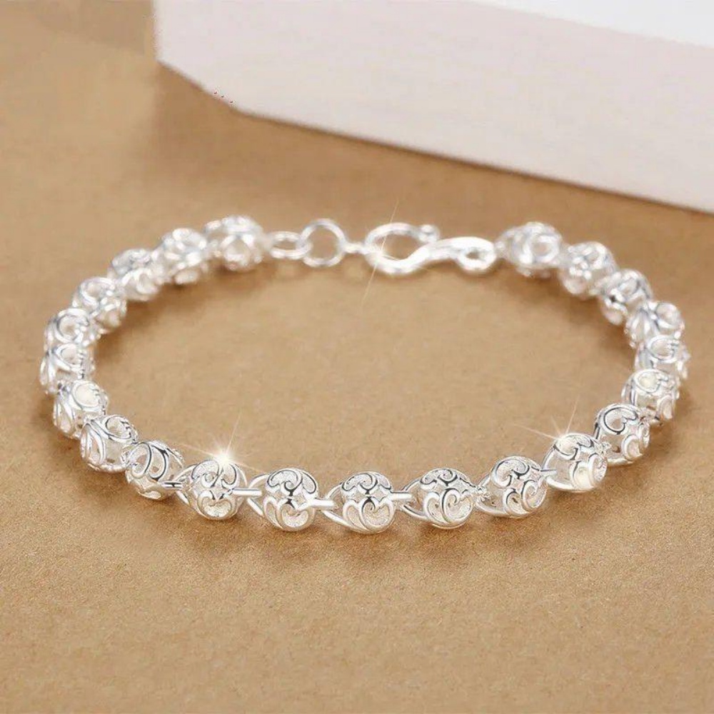 Deartiara Money Rolling Hollow Out Delicate Ball Bracelet Korean Version Transit Bead Bracelet