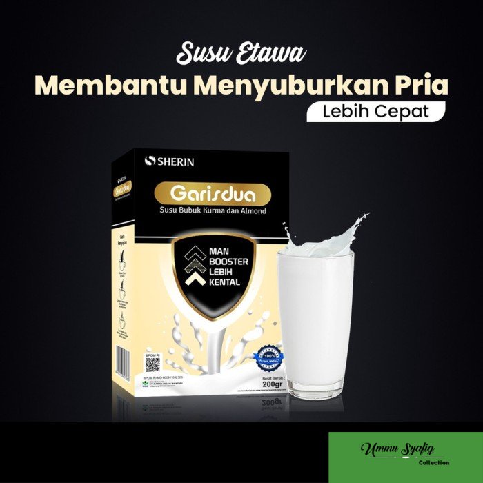 

Susu Garis dua For Man 200g - etawa menyuburkan Pria SUSU PROMIL