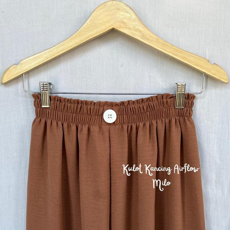 ilook | Celana Kulot Crincle Marline | Highwaist Kulot Kancing