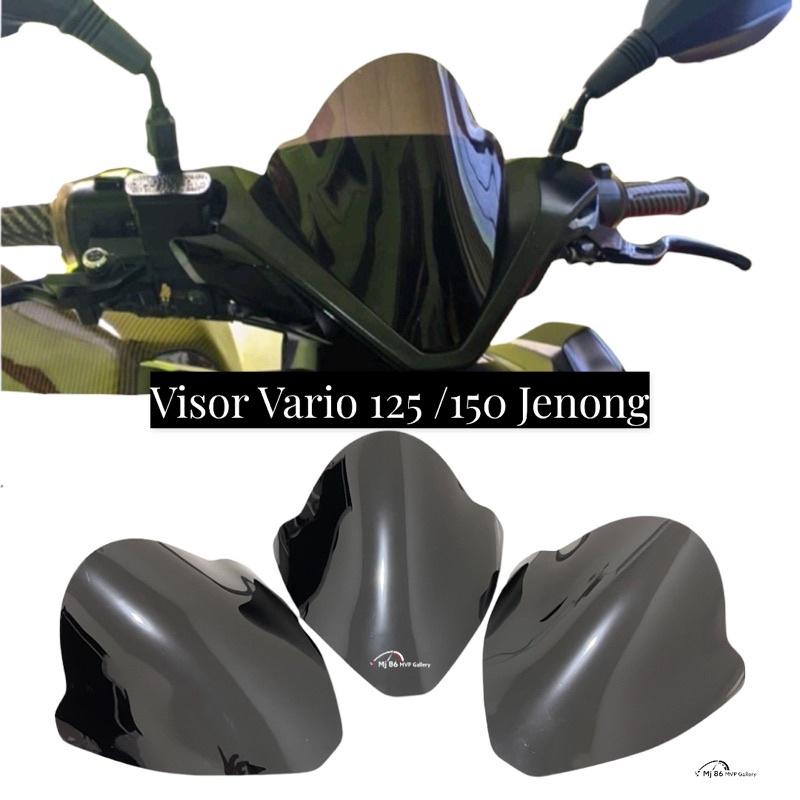 (BISA COD) Visor Vario 150 125 New 2018/ Visor Vario 125 150 New Keyless - Akai Racing Store