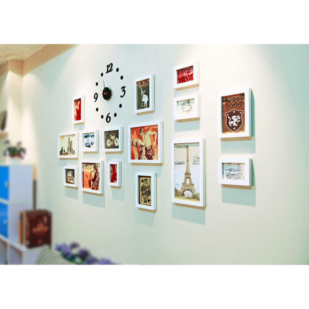 Taffware Jam Dinding DIY Giant Clock Creative Design 30cm DIY-06 ( Mughnii )