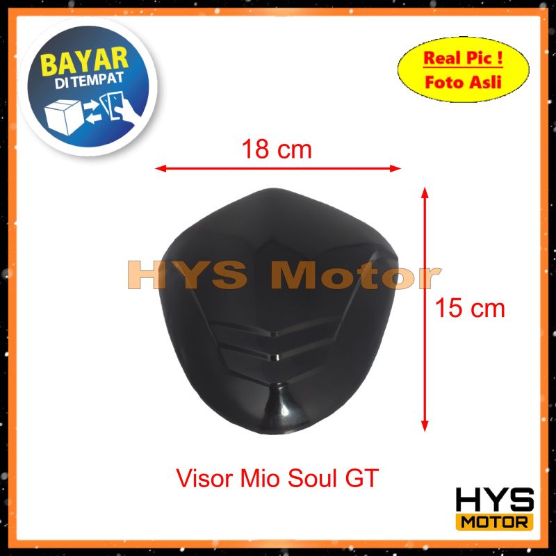 Visor Windshield Yamaha Mio Soul GT 115 - Variasi Aksesoris Tameng Motor Depan