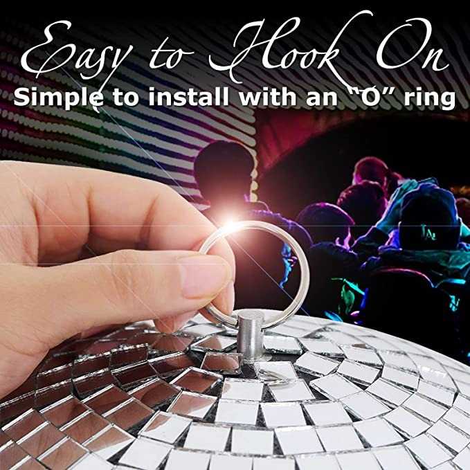 (BISA COD) FTIHSHP AILAMP Bola Disko Kaca Gantung Reflective Mirror Disco Ball - D018