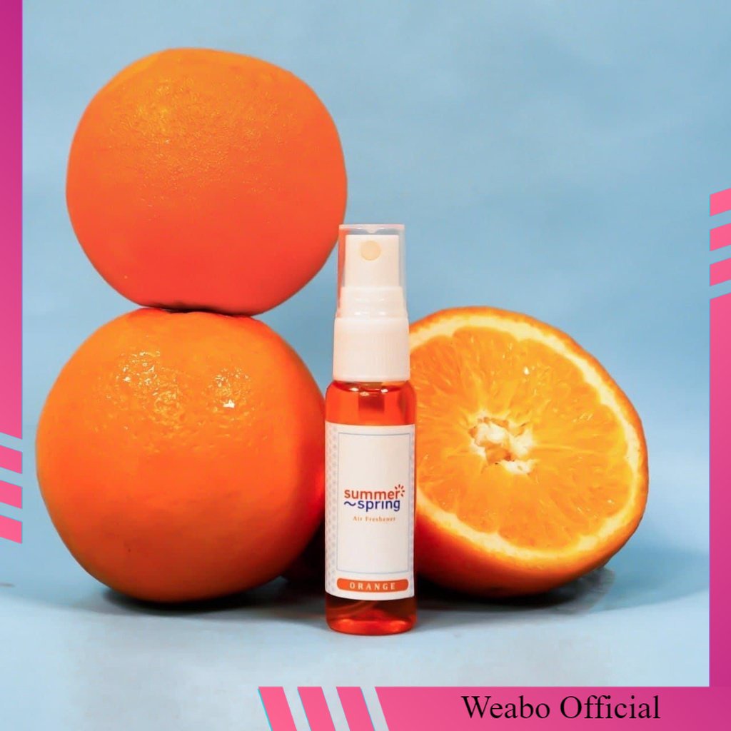 Summerspring Pengharum Spray Orange / Jeruk | Fruit Series | Pengharum Ruangan/AC/Toilet/Kamar Tidur