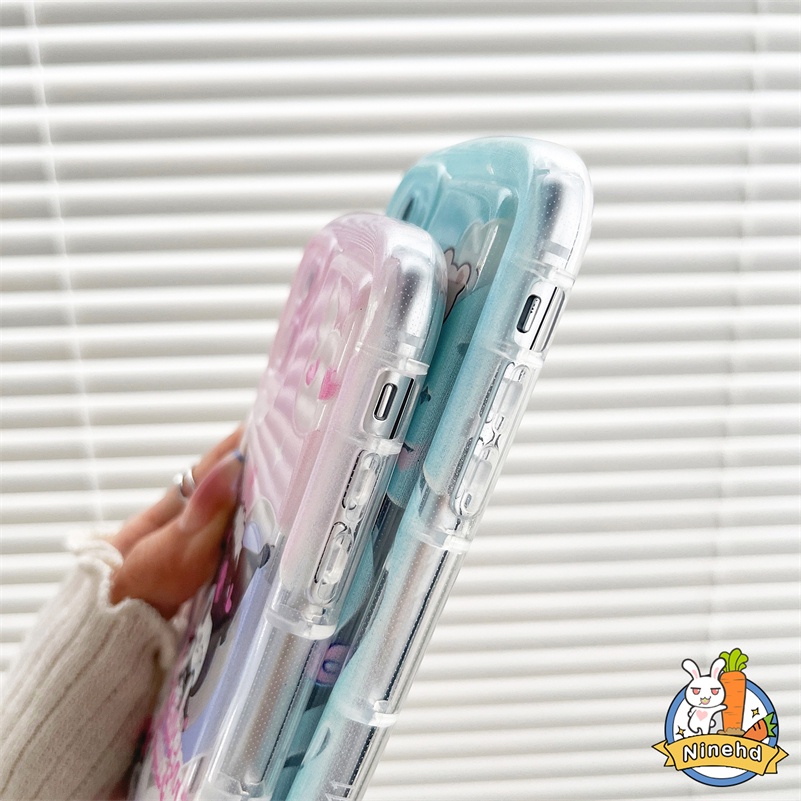 IPHONE Casing Kompatibel Untuk Iphone14 13 12 11 Pro Max X Xr Xs Max8 7 6 6s Plus SE 2020 Kartun Lucu Kt Kucing Coulomi Phone Case Simple Canggih Silikon Anti Jatuh Case Protection Cover