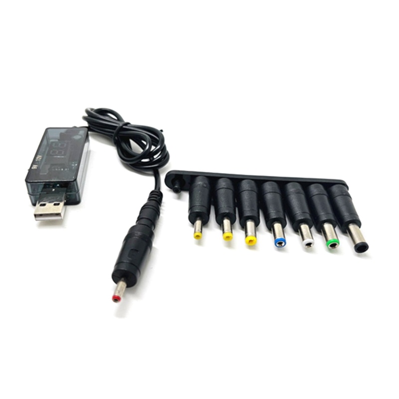 Btsg Kabel Konektor Step-up USB DC Untuk Led DC5V 9V12V Converter Untuk Speaker Router