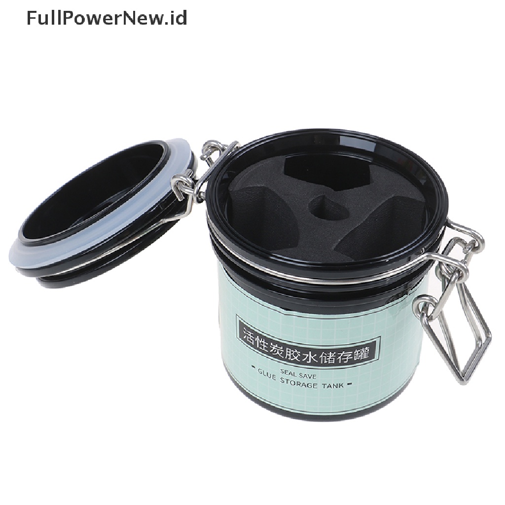 Power Hot Lem Bulu Mata Penyimpanan Perekat Berdiri Wadah Penyimpanan Alat Makeup ID