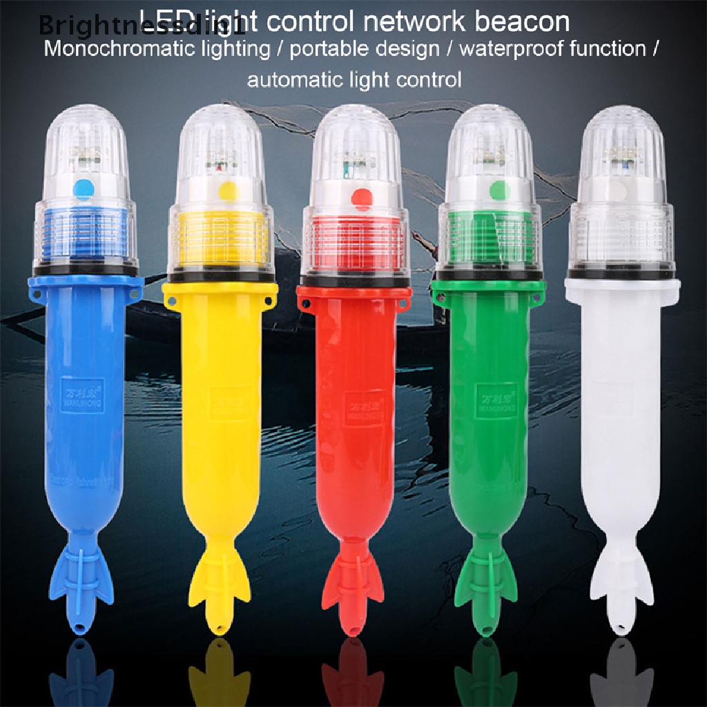 [Brightnessdin1] Berbagai Warna Lampu Sinyal Jaring Ikan Attract Fishing Net Lamp Float Light Butik