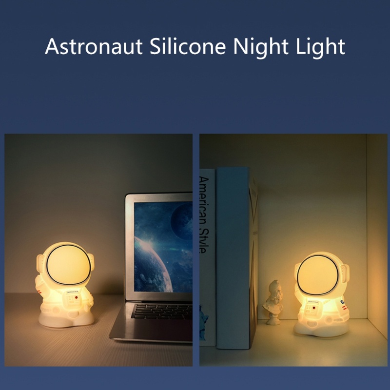 VIVI Astronaut Night Light Rechargeable Bathroom Toilet Nightlight Dimmable Timer