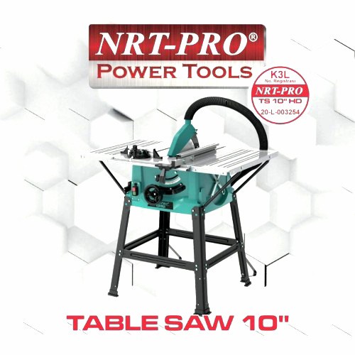 NRT PRO TABLE SAW 10" MEJA MESIN TUKANG GERGAJI KAYU LISTRIK 10INCI